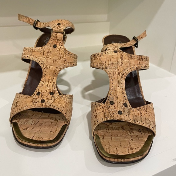 Brand New Donald J Pliner Natural Cork Shoes - Picture 5 of 5